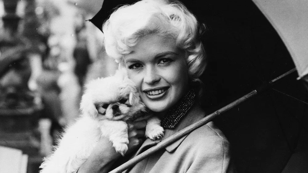 Jayne Mansfield avec son chien