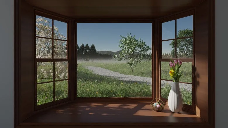 une image de Pâques, une fête liée à l'équinoxe de printemps