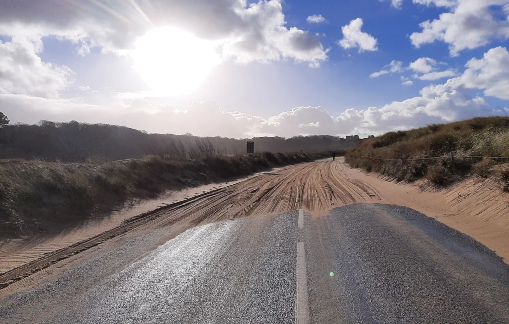 Bretagne : La RD201 menacée par la montée des eaux