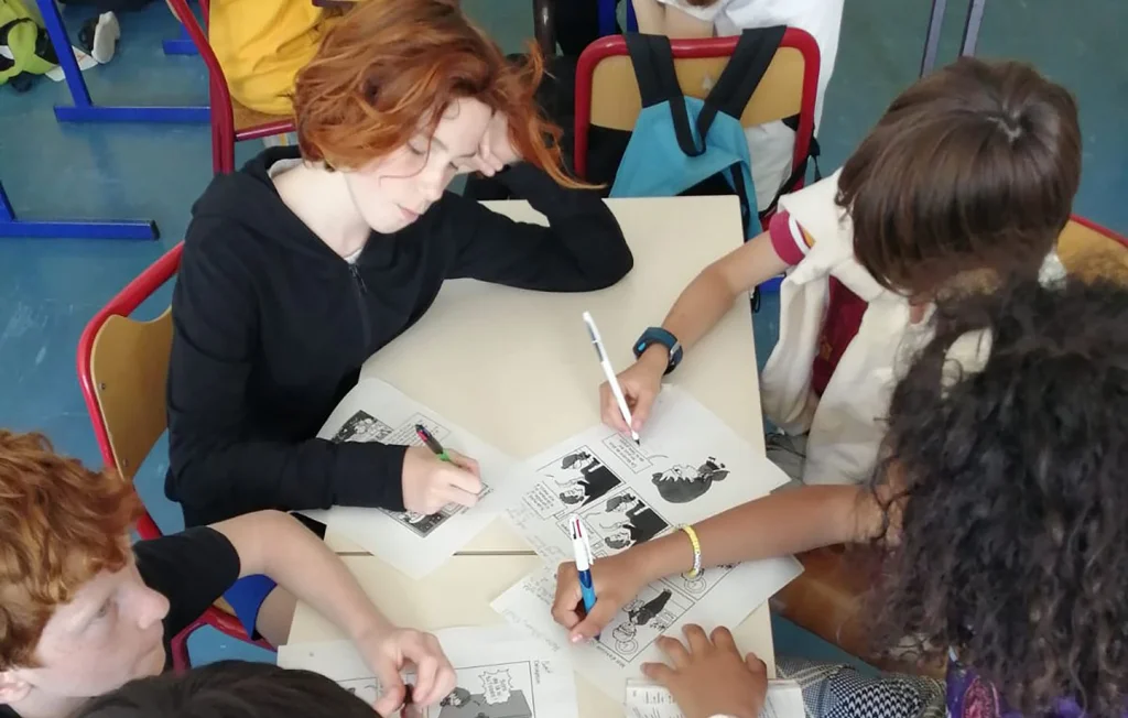 Des collégiens traduisent 'Mortelle Adèle' en breton