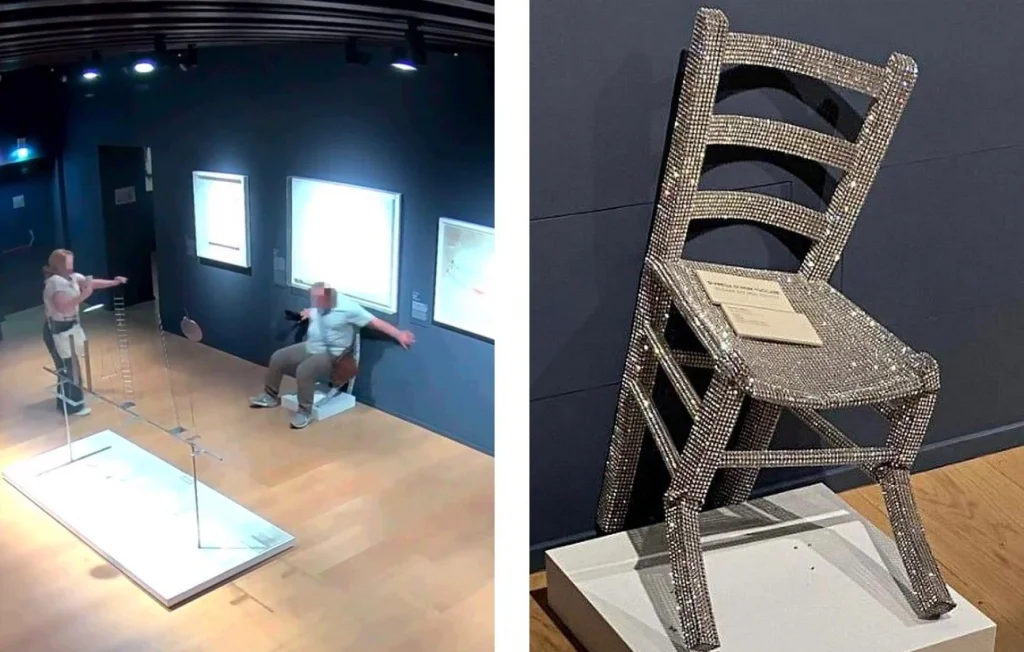 Des touristes vandalisent la chaise de Van Gogh en prenant un selfie