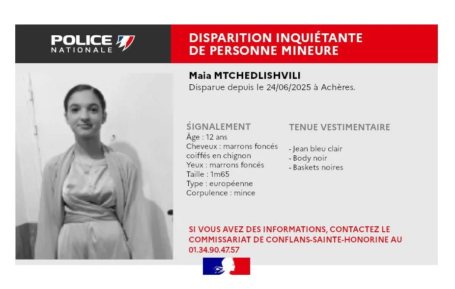 Disparition inquiétante en Yvelines : appel à témoins pour Maia