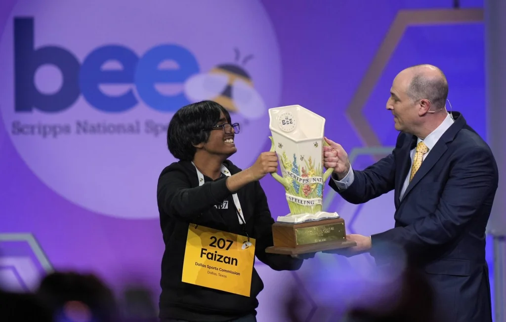 Faizan Zaki remporte le Spelling Bee américain en 2025