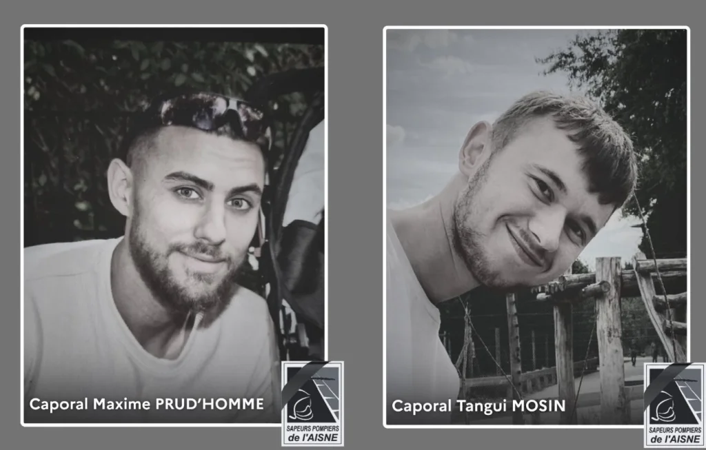 Tragédie à Laon : Deux jeunes pompiers perdent la vie dans un incendie