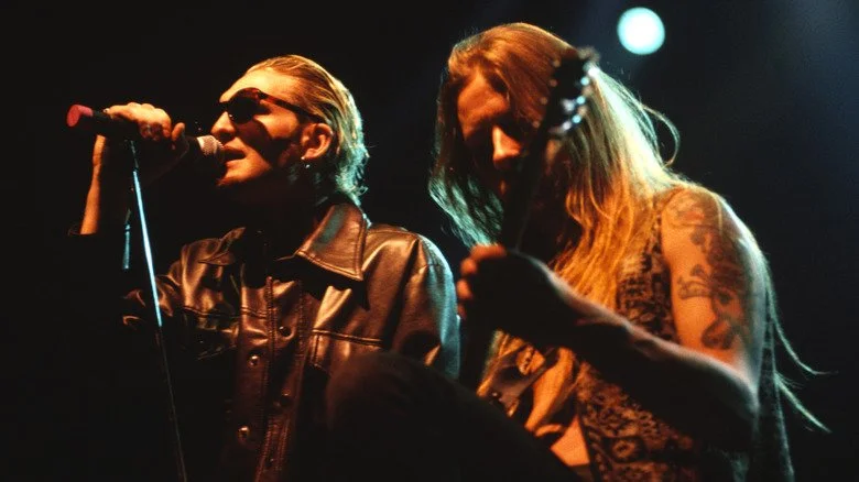 Layne Staley et Jerry Cantrell en concert dans les années 1990