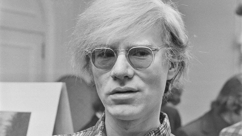Portrait d'Andy Warhol en 1987