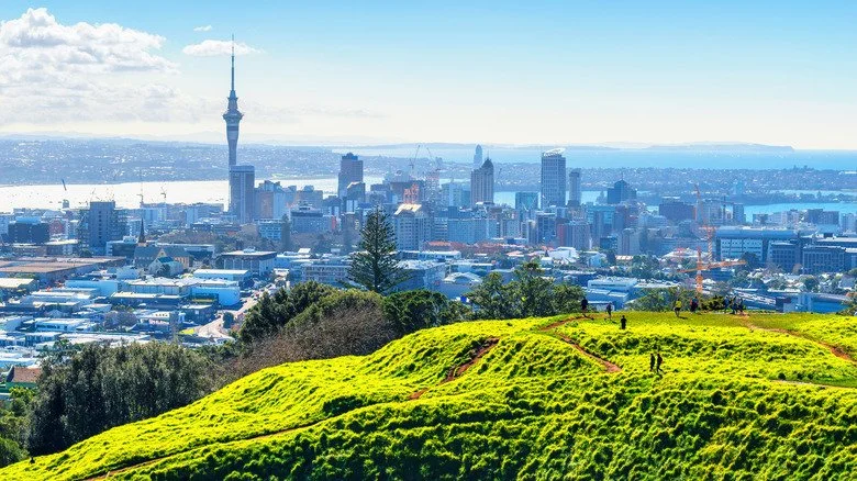 Paysage d'Auckland, Nouvelle-Zélande