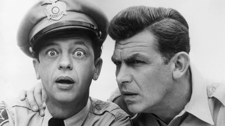 Don Knotts et Andy Griffith dans The Andy Griffith Show