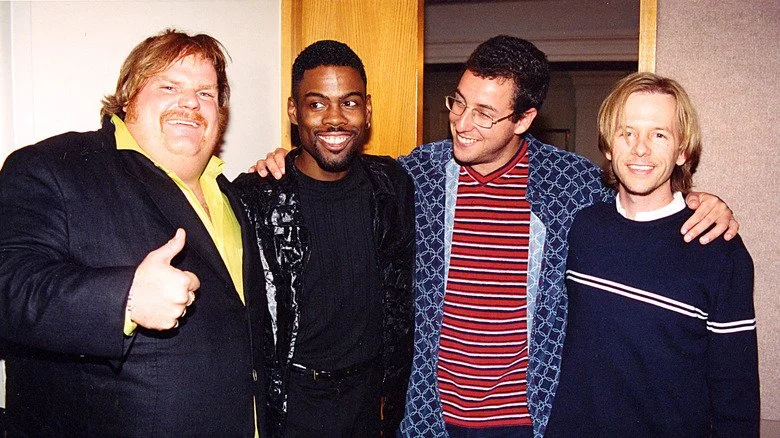 Chris Farley, Chris Rock, Adam Sandler, David Spade dans les années 90