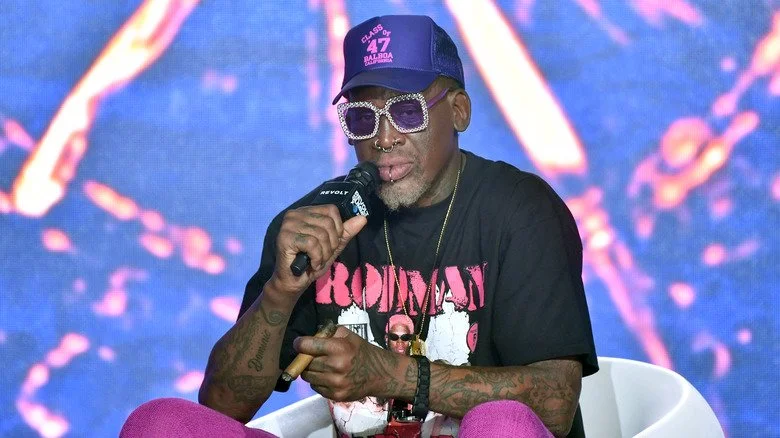Dennis Rodman donne une allocution en 2022