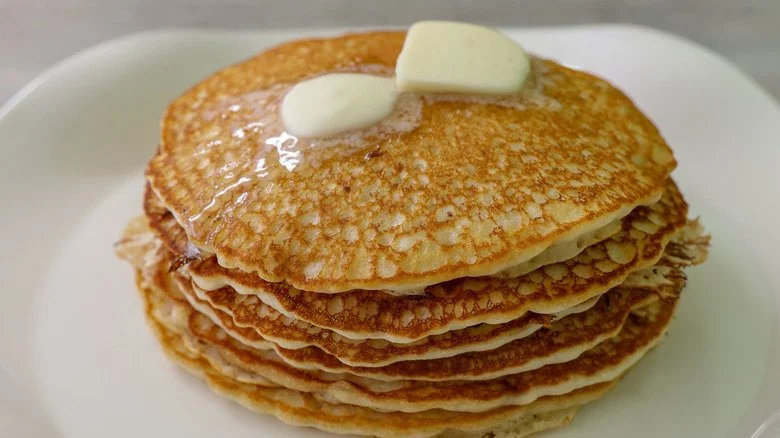 Pancakes et beurre au Wisconsin