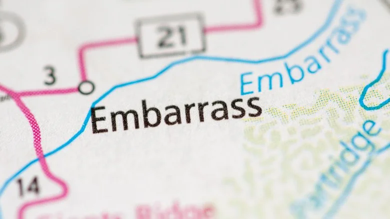 Carte d'Embarrass, Minnesota