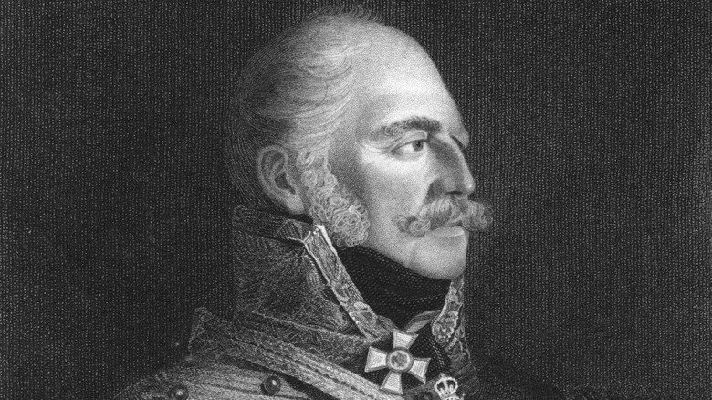 Gravure d’Ernest Augustus de Hanovre de profil