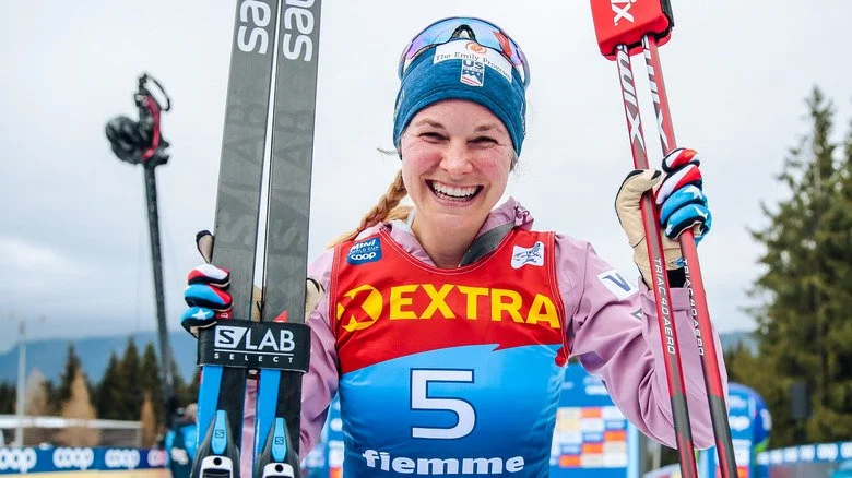 Jessie Diggins close up