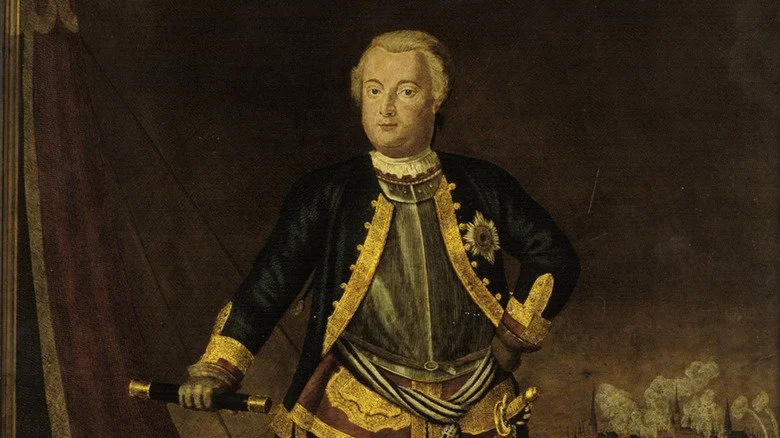 Portrait de Friedrich Wilhelm I de Prusse en uniforme militaire