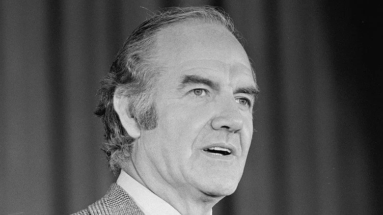 Portrait de George McGovern lors de la campagne présidentielle de 1972
