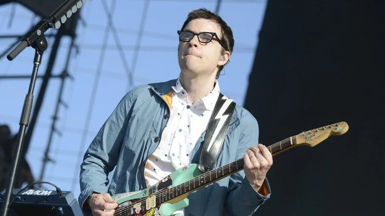 Rivers Cuomo onstage