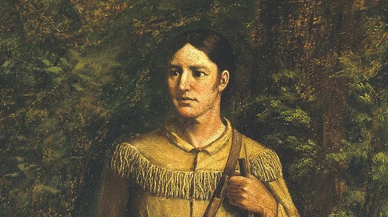 Illustration des années 1920 de Davy Crockett