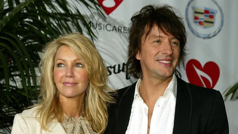 Heather Locklear et Richie Sambora en gros plan