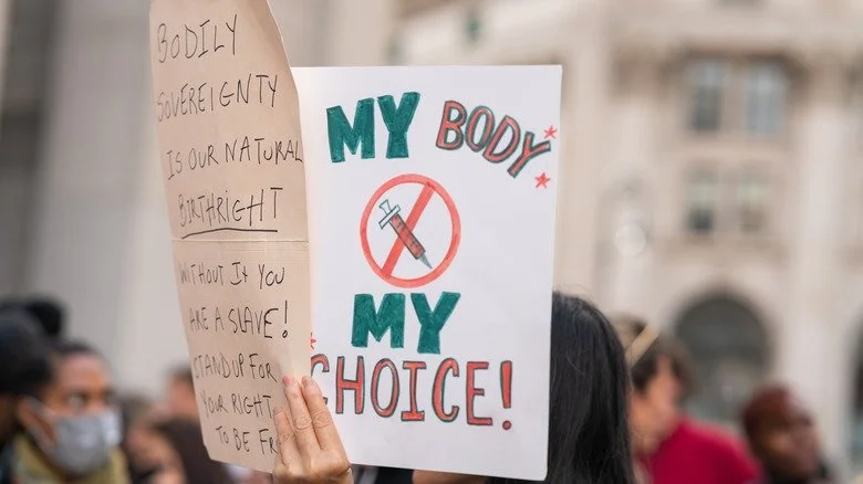 Manifestation contre le mandat de vaccination