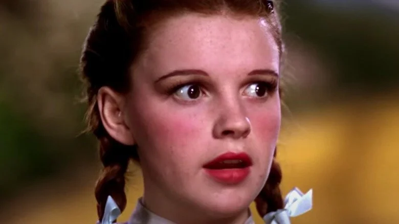 Judy Garland en Dorothy dans Le Magicien d'Oz