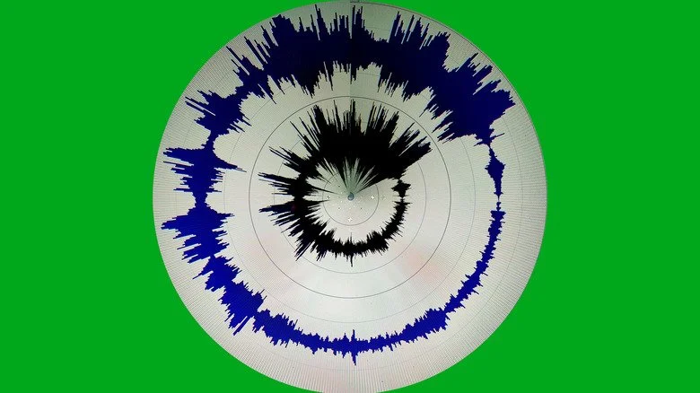 Œuvre représentant une onde sonore