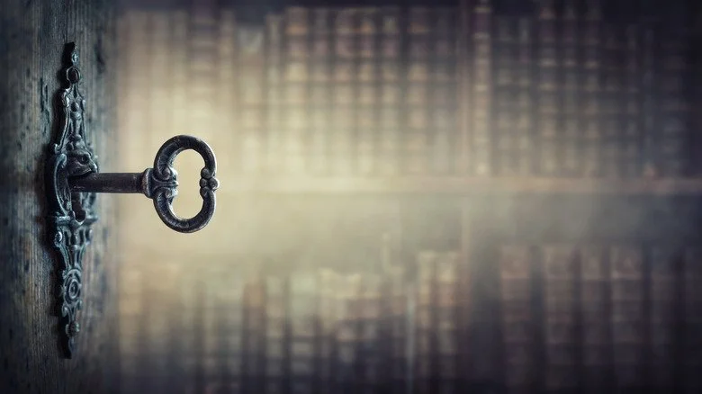 Une clé dans une porte