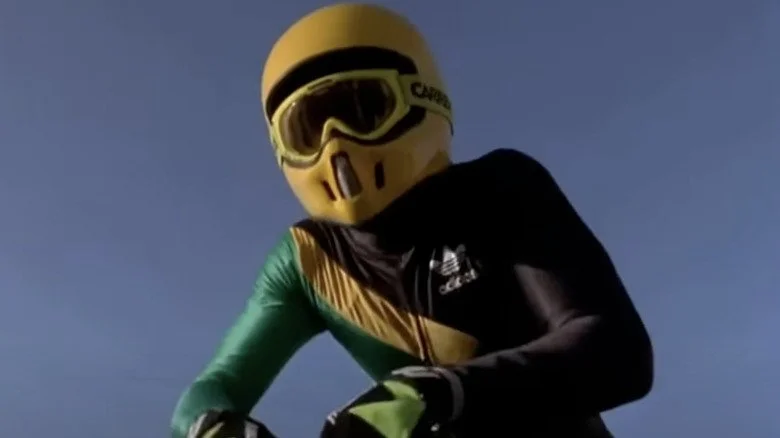 Bobsleighur portant un casque dans Cool Runnings