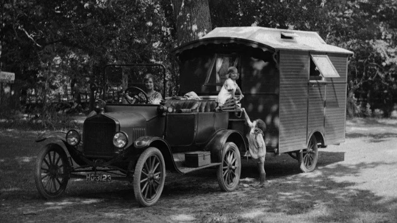 Camping en Ford Model T