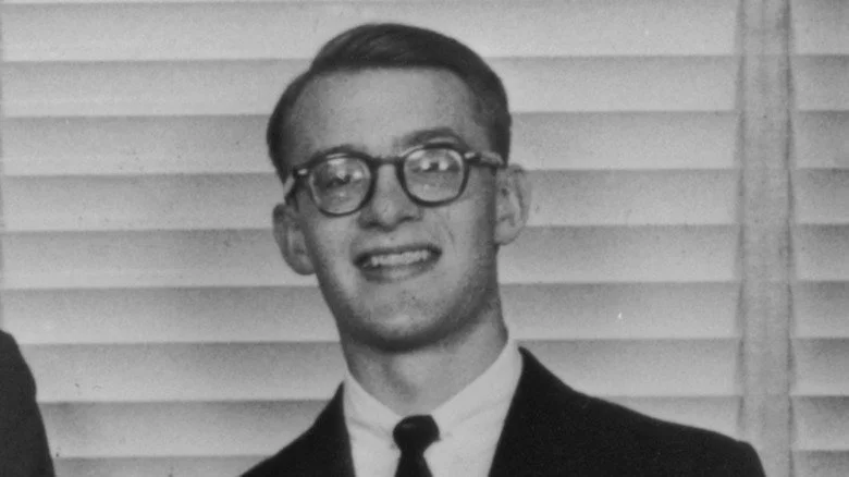 Michael Rockefeller with glasses smiling