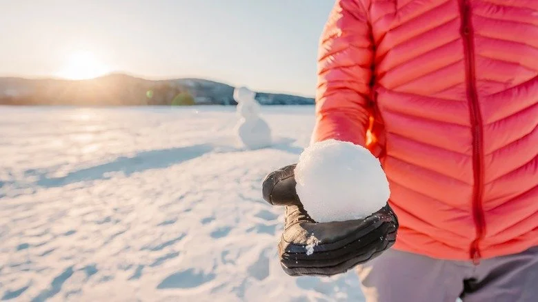 Jet de boule de neige
