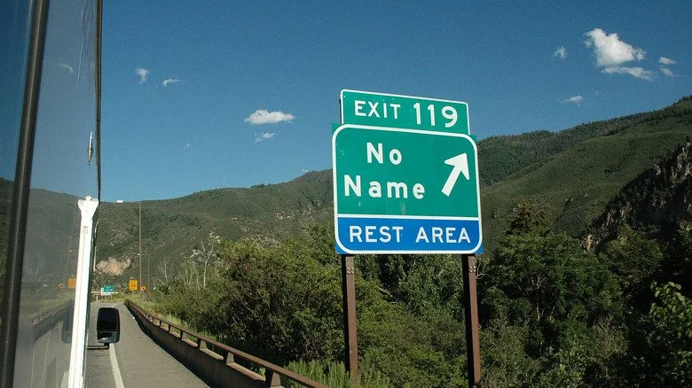 Panneau routier de No Name, Colorado