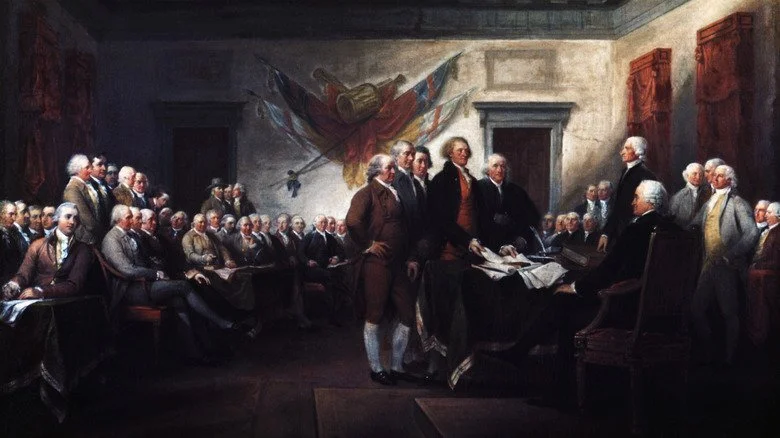 La Déclaration d'indépendance par John Trumbull