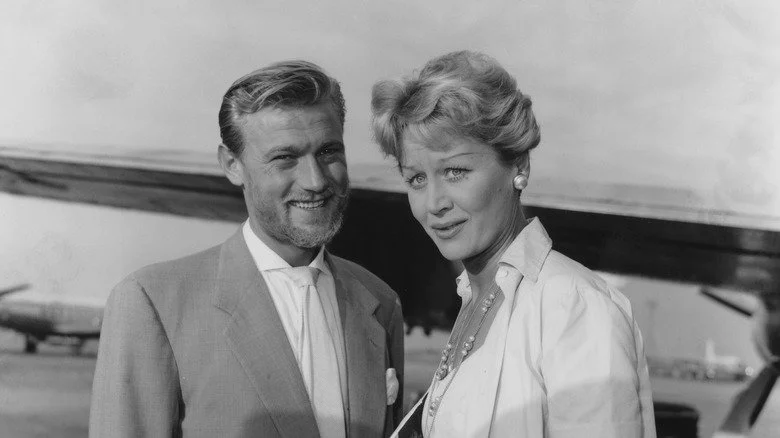 Margaret Leighton avec son nouveau mari