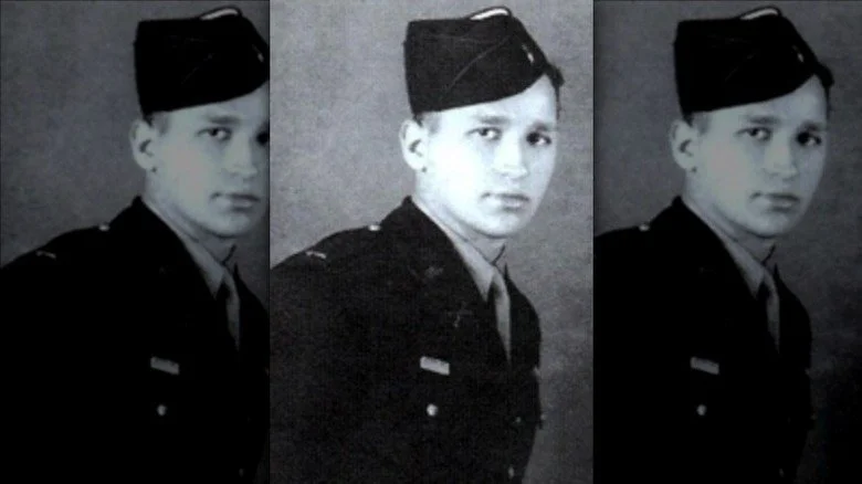 Edward Shames en uniforme militaire