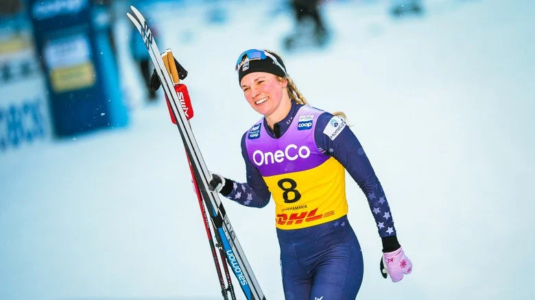 Jessie Diggins smiling