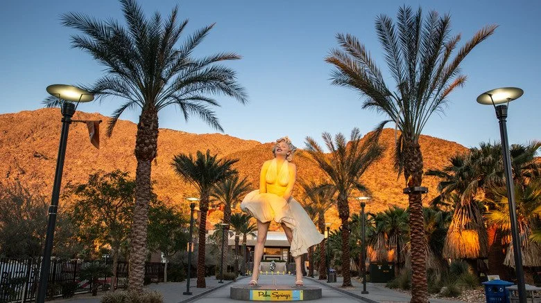 Statue Forever Marilyn à Palm Springs, Californie