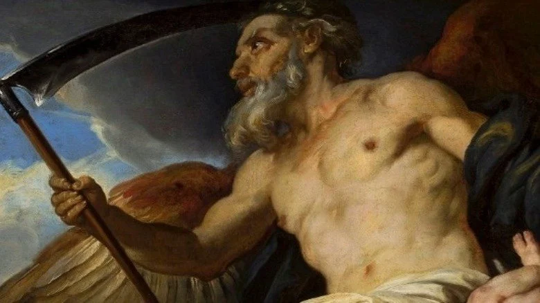 Cronus portant un de ses enfants