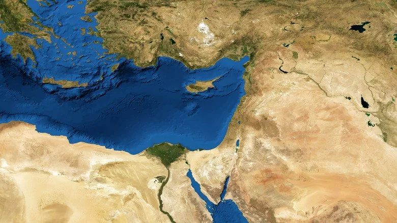 Carte du Moyen-Orient