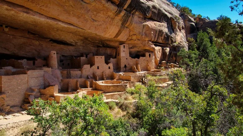 Cliff Palace dans le parc national de Mesa Verde au Colorado