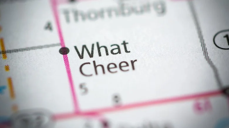 Carte de What Cheer, Iowa