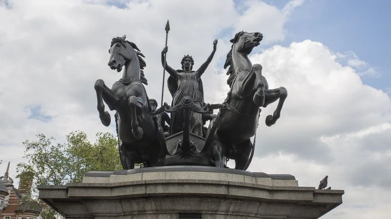 Statue de Boudica sur le pont de Westminster
