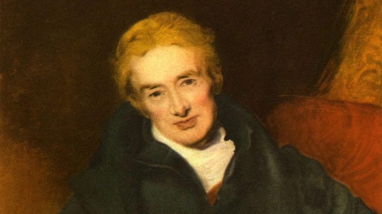 Portrait à l'huile de William Wilberforce assis sur une chaise