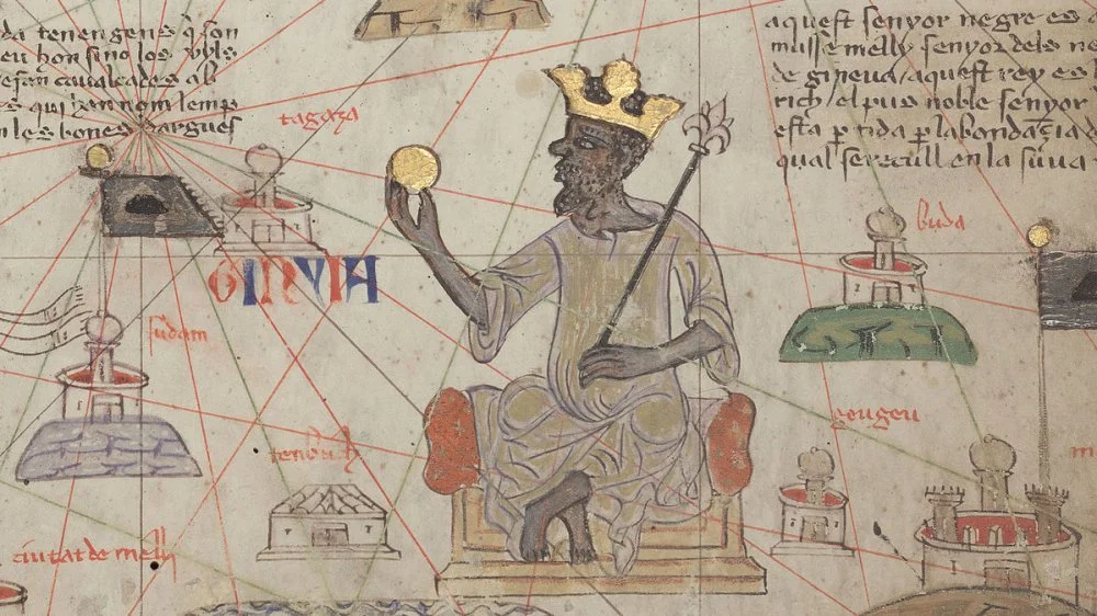 Atlas catalan avec Mansa Musa I