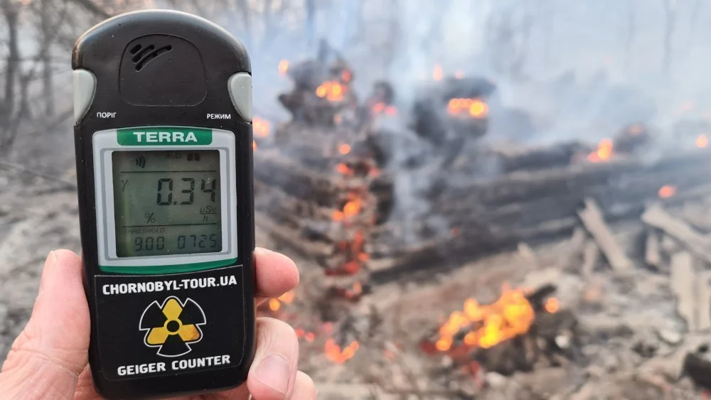 Chernobyl : Augmentation des Niveaux de Radiation à Cause d'un Incendie