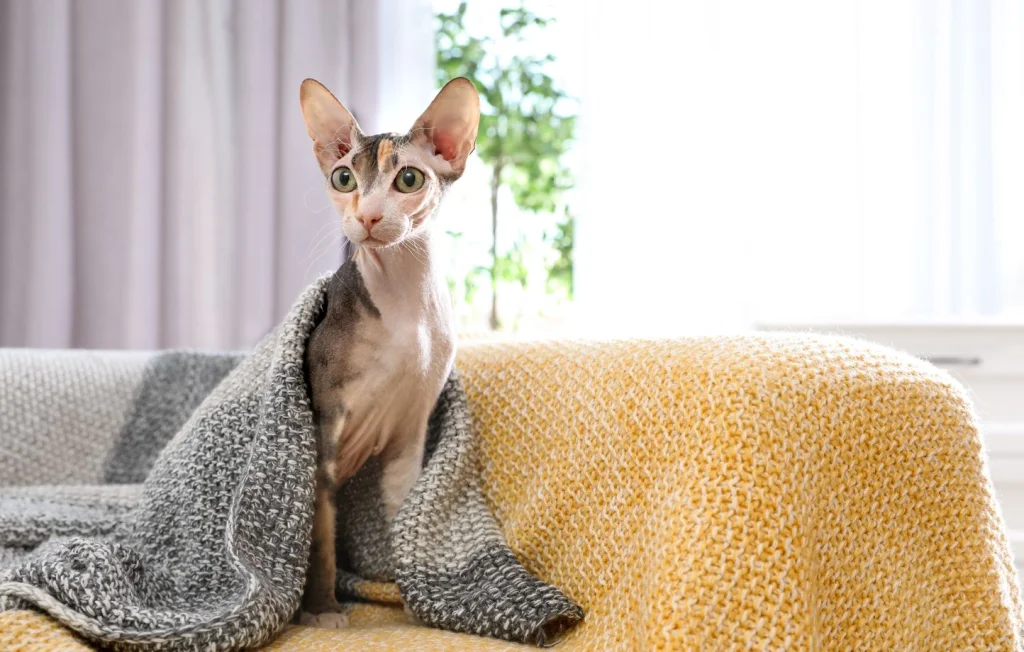 Le sphynx : un chat sans poil et très sociable