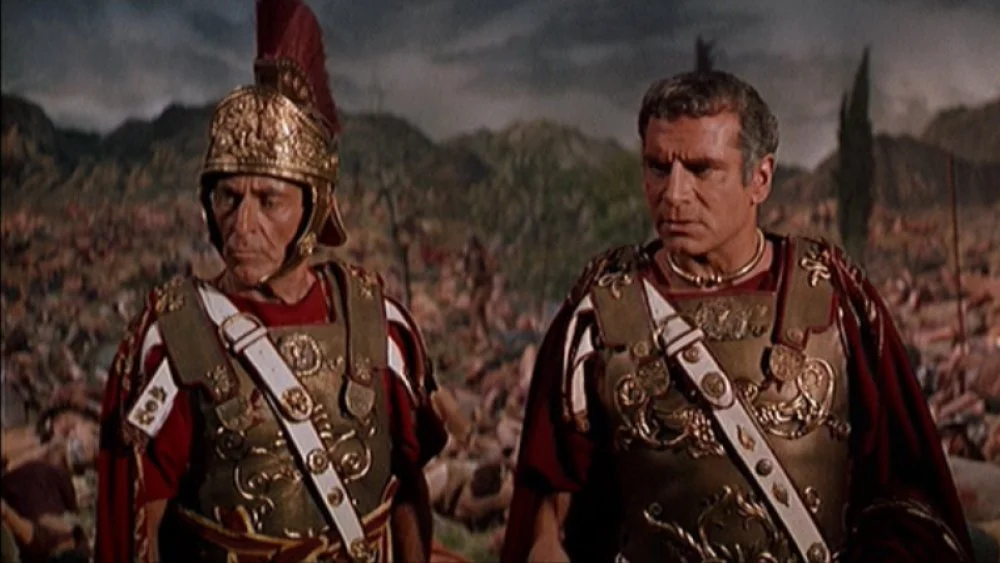 Laurence Olivier dans Spartacus
