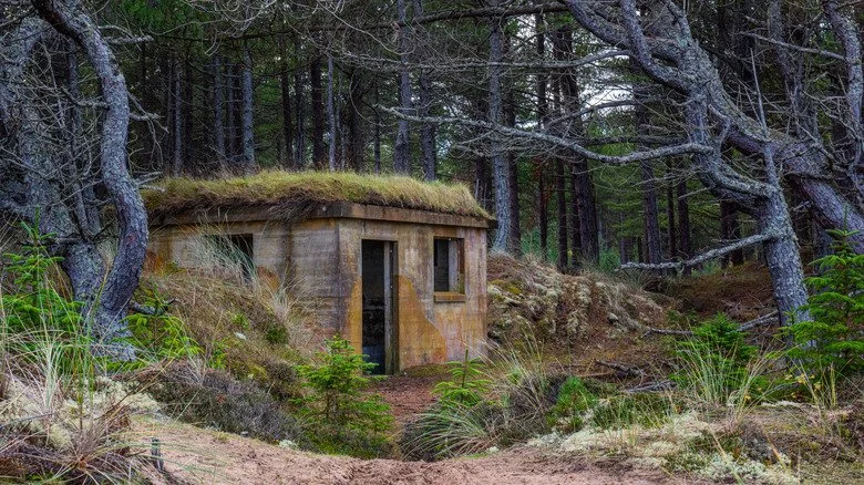 Bâtiment d'observation de la Seconde Guerre mondiale en Écosse