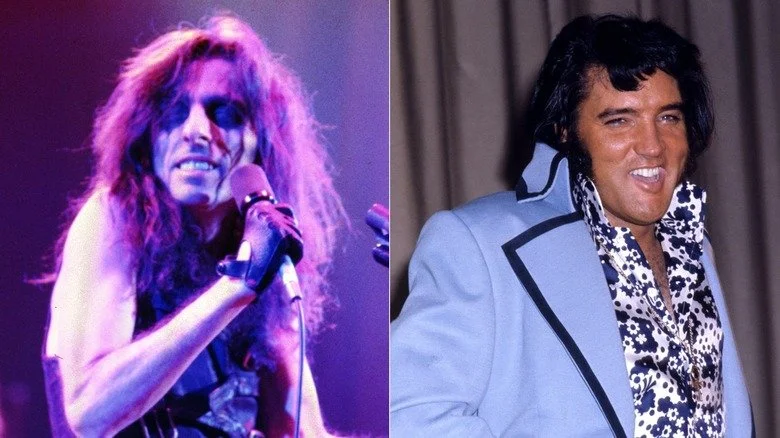 Alice Cooper et Elvis Presley