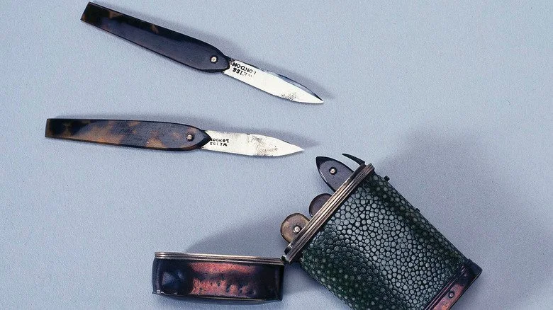 Paire de lancettes de saignée appartenant à Edward Jenner